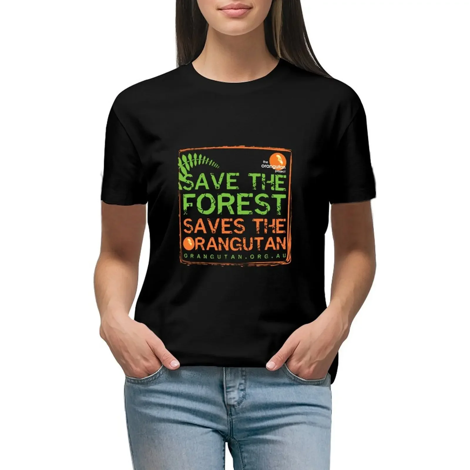 

Save the Forest T-Shirt shirts graphic tees oversized korean fashion plus sizes cute t-shirts for Women