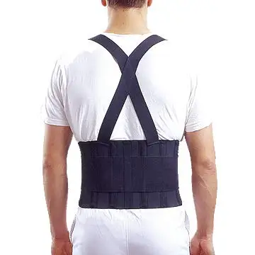 

Industrial Double Pull Back Support with Shoulder Straps, Large (33-44" Waist)