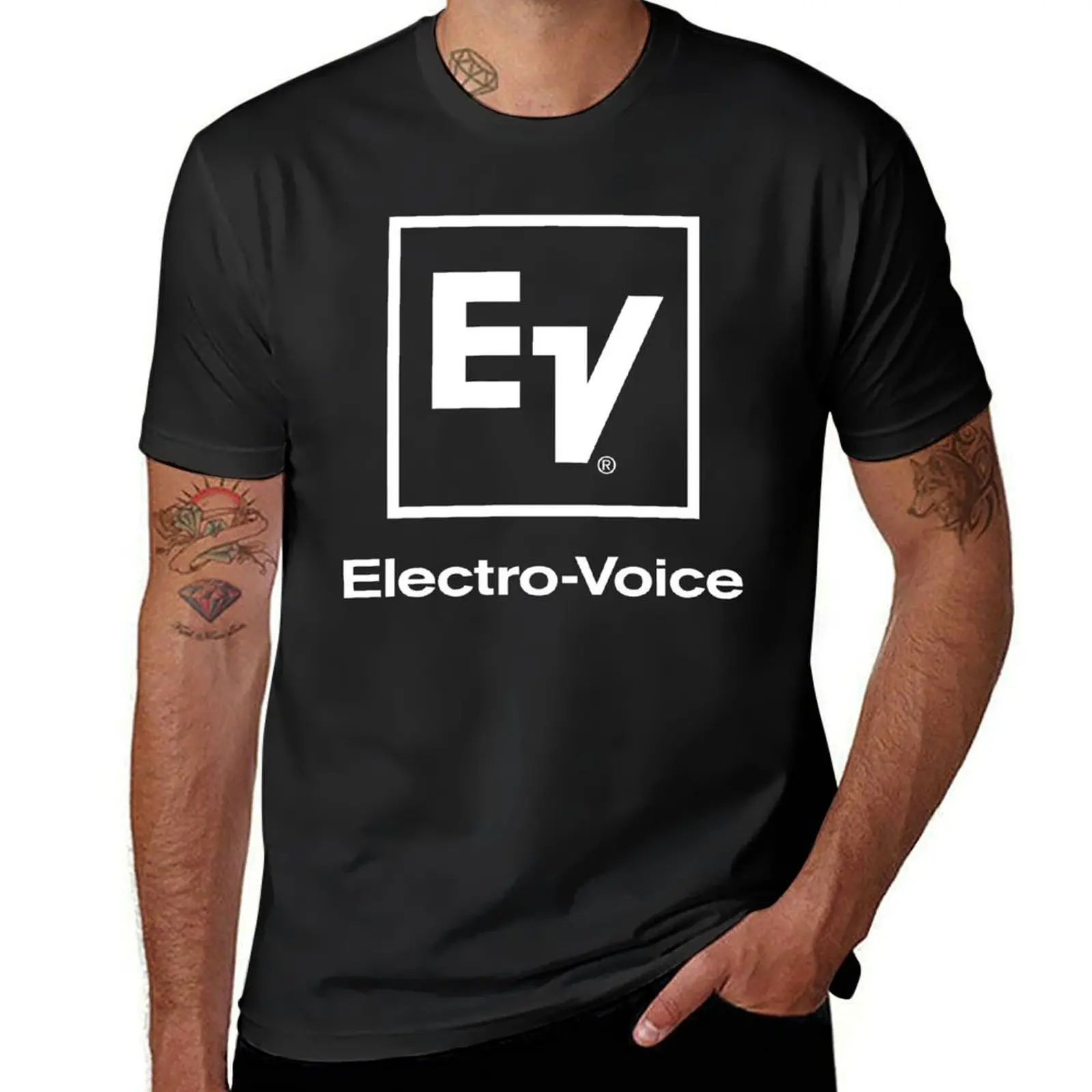 

Electro-Voice EV Professional Loudspeakers Mics T-Shirt vintage tops blacks t shirt men