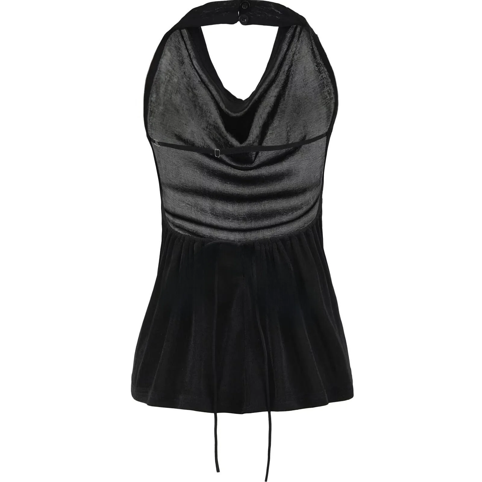 Street Sle Pure Desire Or Sve Bal haut court femme coupe ajustée suspendu Ne sangle gilet été Faion vêtements d'extérieur