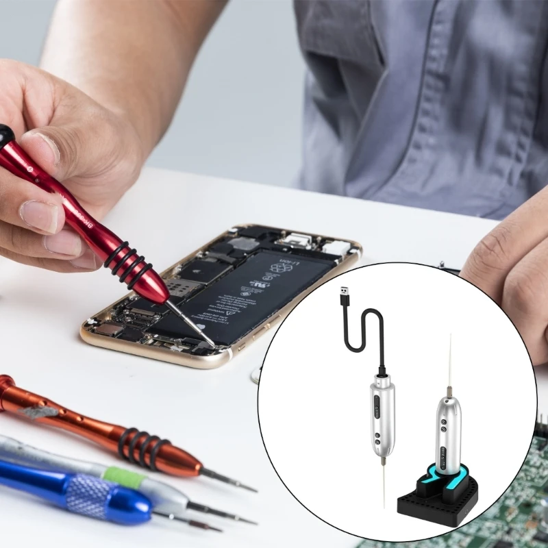 Electronic Repair Adhesive Removal Device With Multiple Safety Features And Fast Cleaning Efficiency for Tablet Camera 896C
