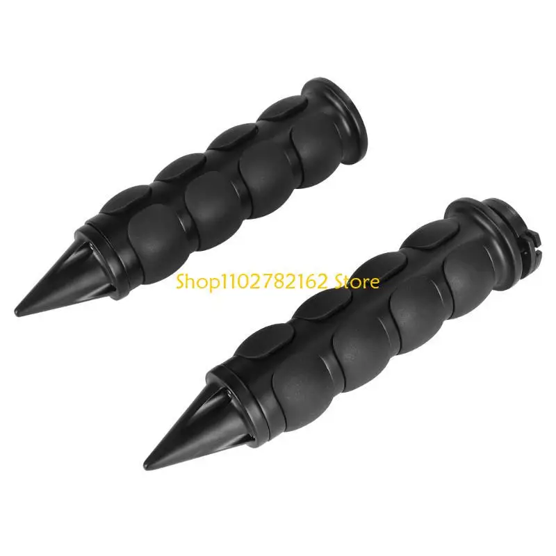 

547B Stylish Motorcycle Hand Grips Vintage Handlebar personalizes Bike Grips Comfortable ridings Grips for Bikes