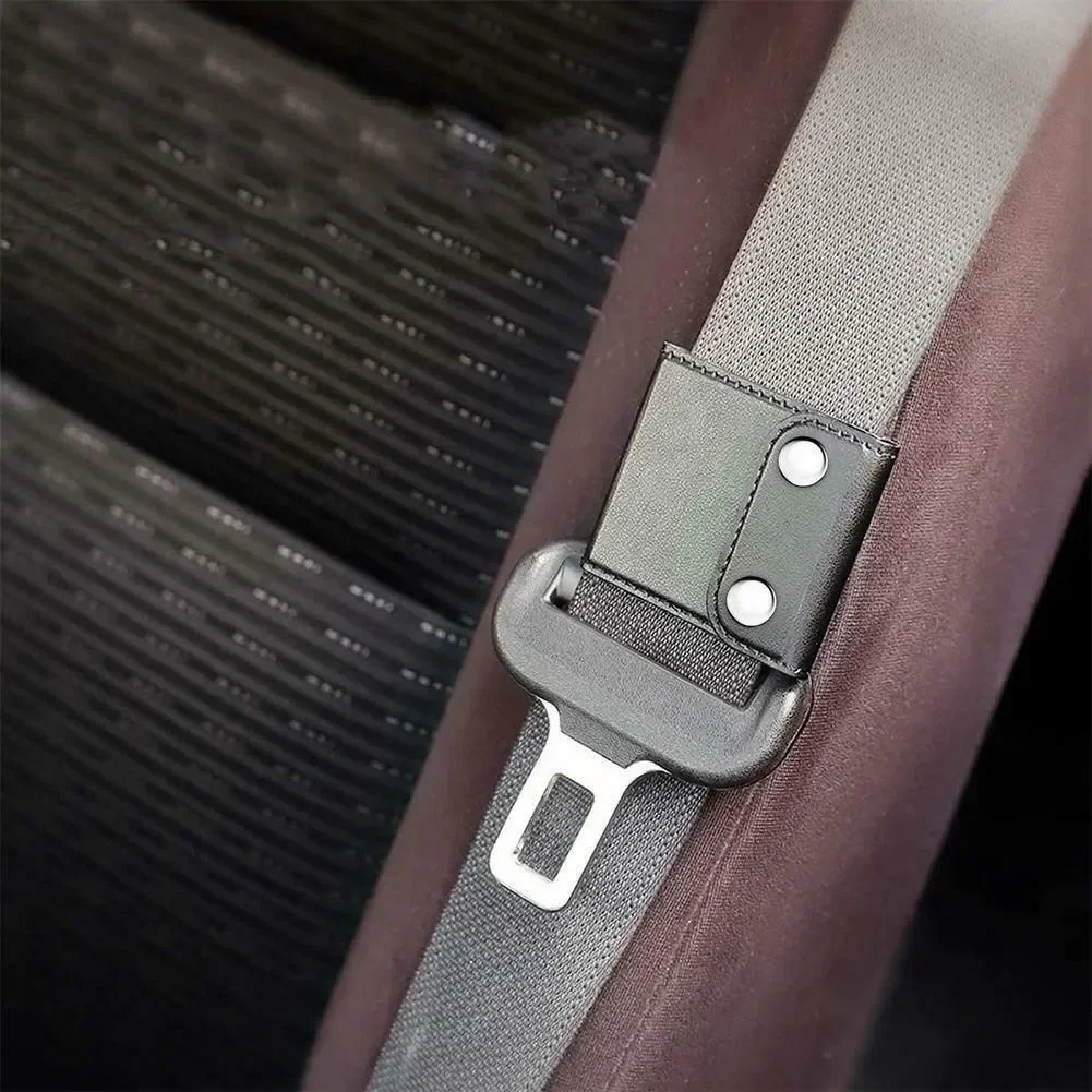 2Pcs  Black Kit Car Seat Belt Adjuster Shoulder Neck Strap Positioner Clip Auto Seat Belt Regulator Anti-Le Neck Fixer NEW