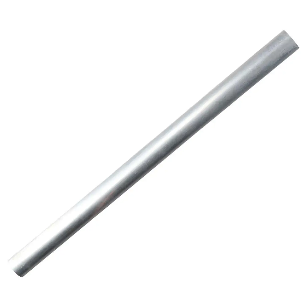 1Pc 300mm Length Seamless Straight Tubing Silver Tone 20mm OD Precision Steel Tubes Aluminum Round Tube