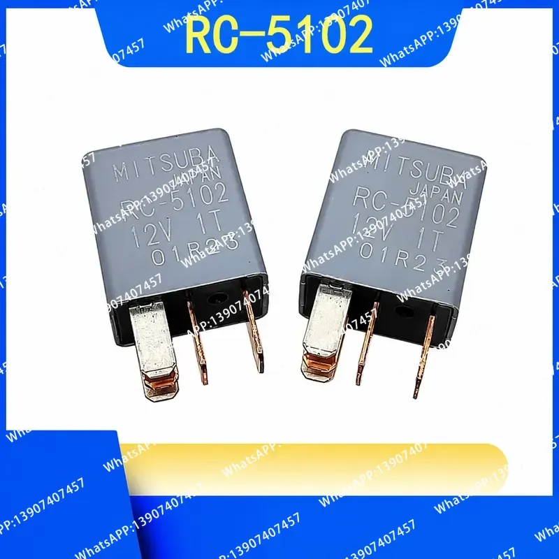 RC-5102 12V 5 Pins, Car Fuse Box Air Conditioning Fan Relay