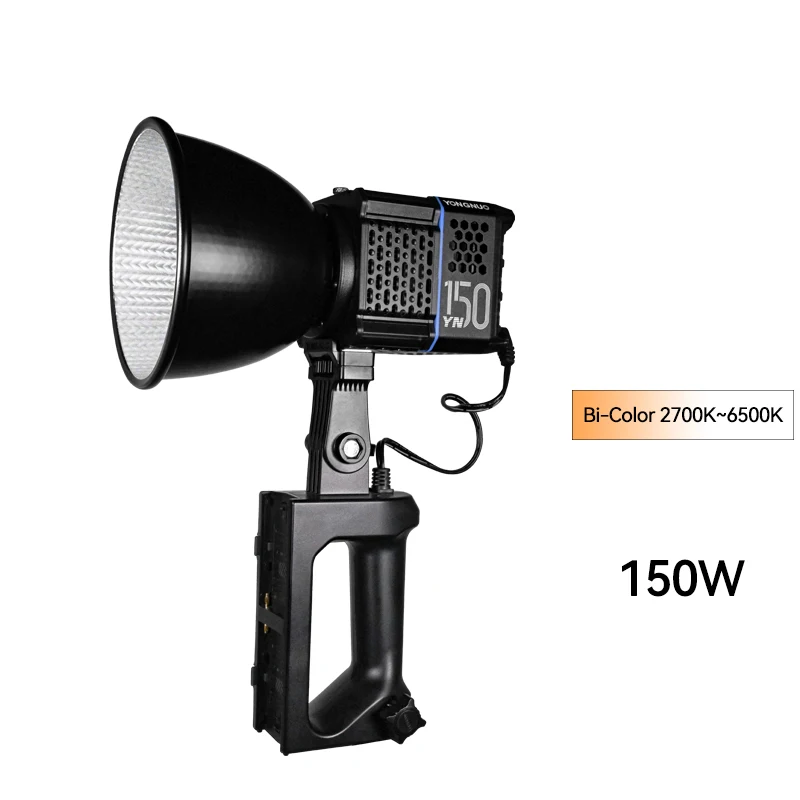 YONGNUO YN150-150S 2700-6500K Mini Bowens Mount Handheld Outdoor COB LED Light for Portrait Wedding Outdoor Shooting YouTube