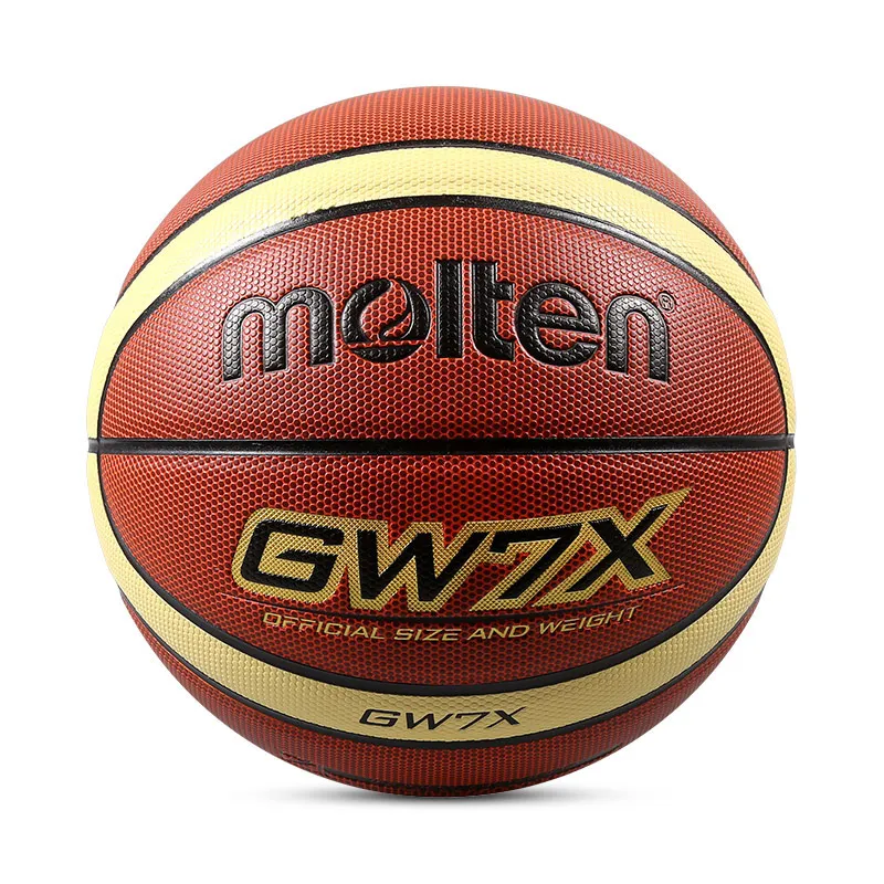 Balones de Baloncesto Originales Molten 2027, Tamaño 7/6/5, Material PU, para Juegos en Interiores y Exteriores, Entrenamiento, Hombres y Mujeres, Baloncesto