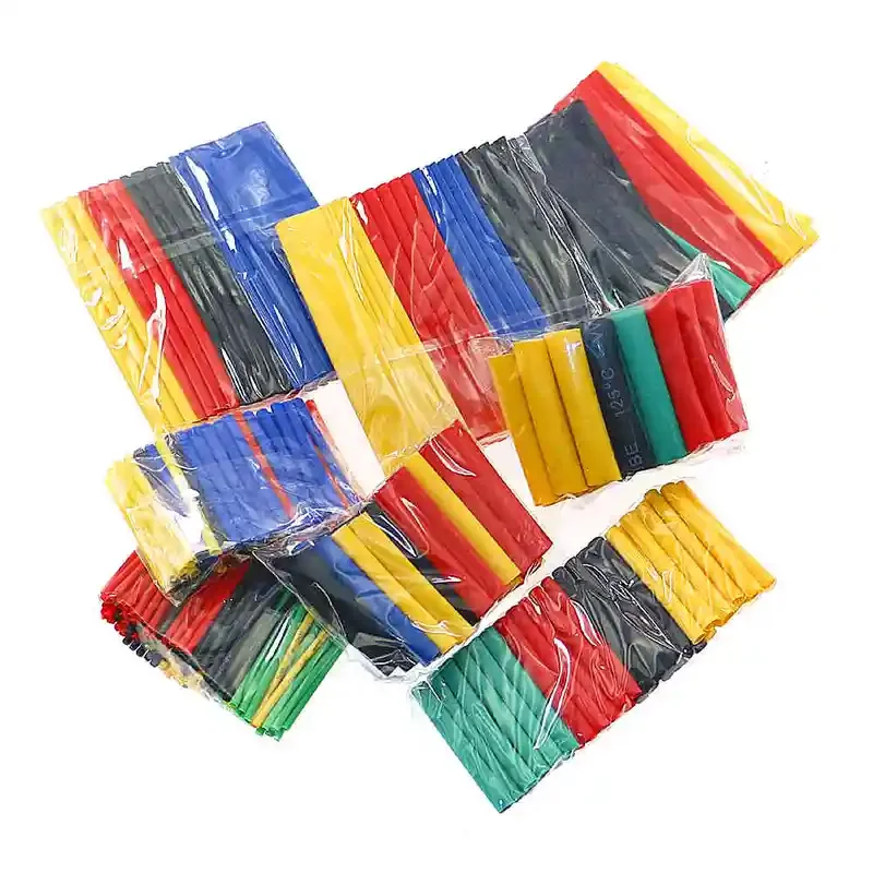 328PCs 2:1 polyolefin halogen-heat shrink tube sleeving 2mm 3mm 4mm 6mm 8mm 10mm 14mm 5 Color 8 size assorted kit