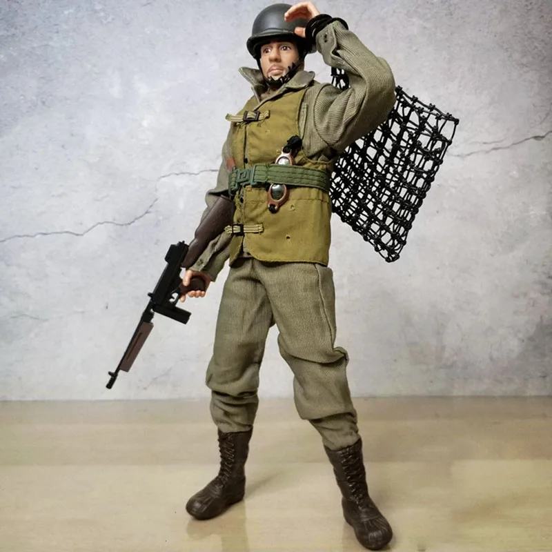 

1/6 Scale Assault Soldier Model Movable Doll Hand Toy Gift Weapon Accessories Collection Display