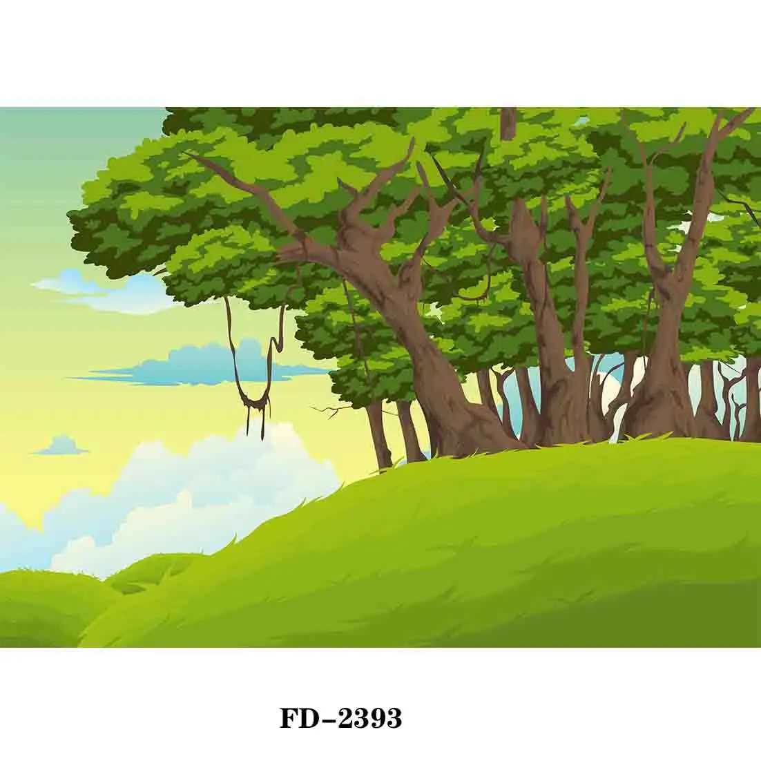 Cartoons Children Birthday Photography Backdrops Newborn Baby Portrait Photo Background Studio Photocalls Props   21519 HT-13