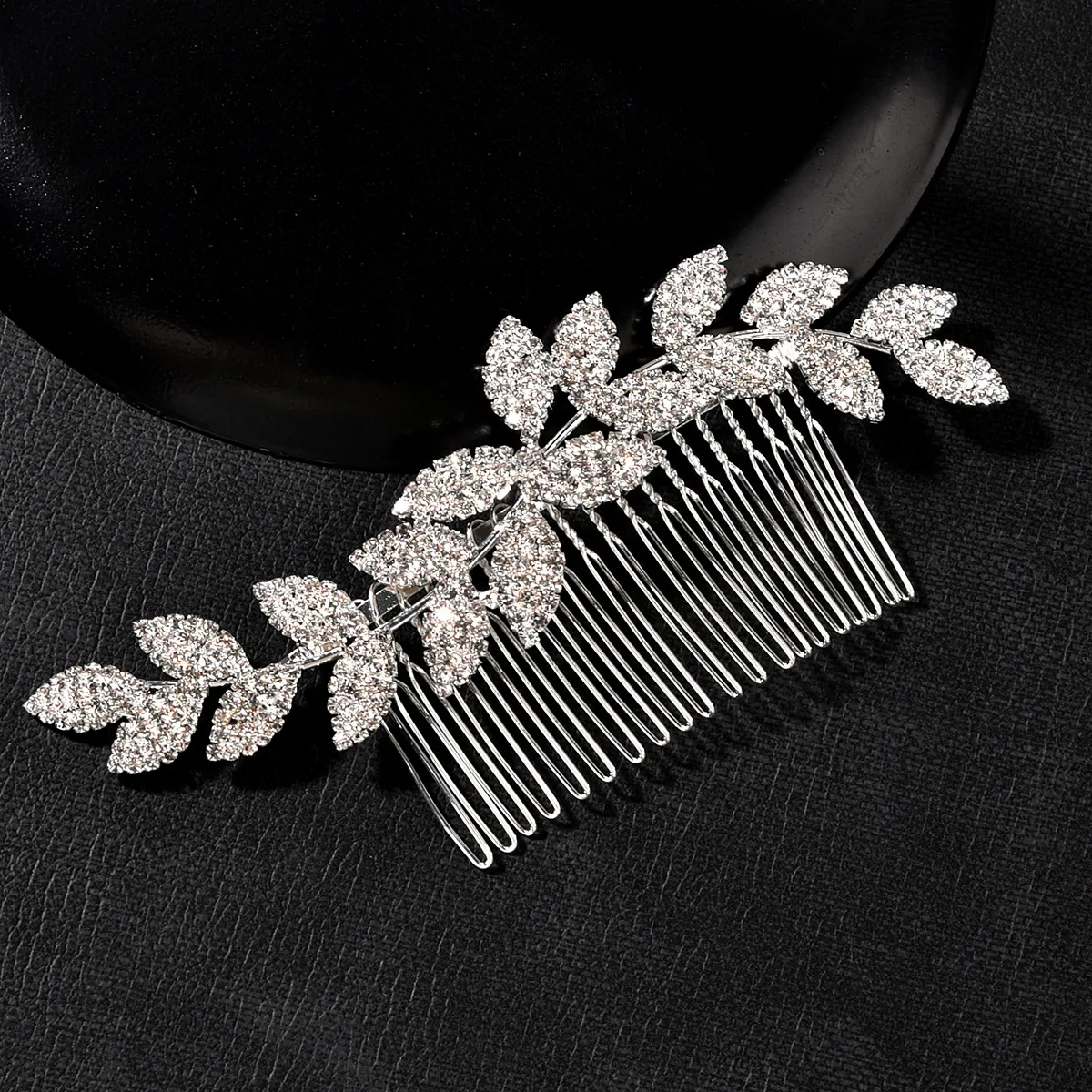 Bruiloft Haar Kammen Haarspelden Clips voor Bruid Vrouwen Meisjes Haar Sieraden Accessoires Bling Strass Hoofddeksel Haar Styling Sieraden