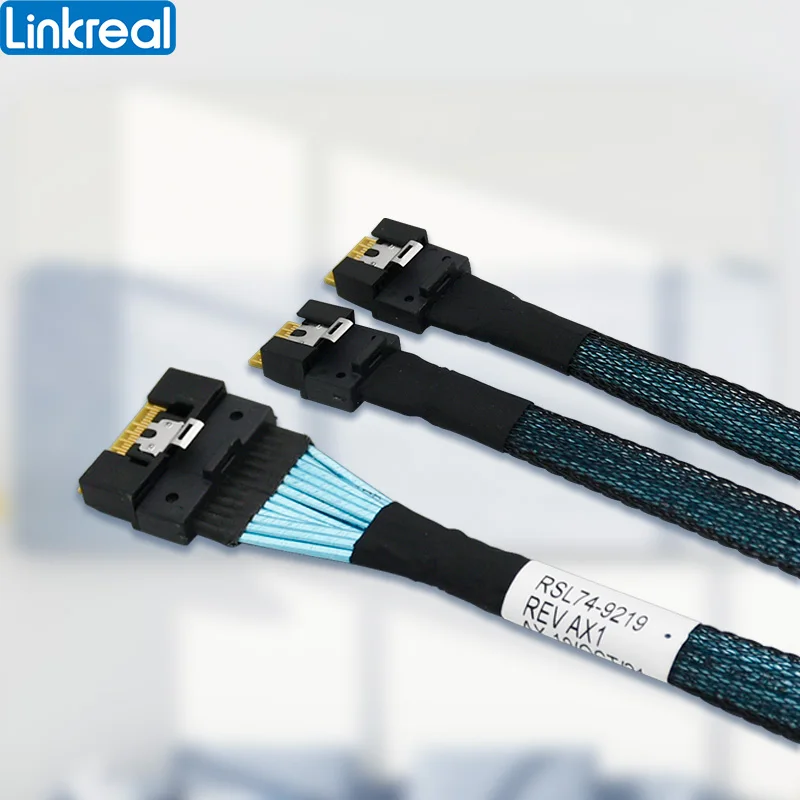 Linkreal GPU Expansion Solution PCIe 4.0 Retimer and PCIe Slot adapter with SFF-8654 Cables-PCIe Bifurcation required