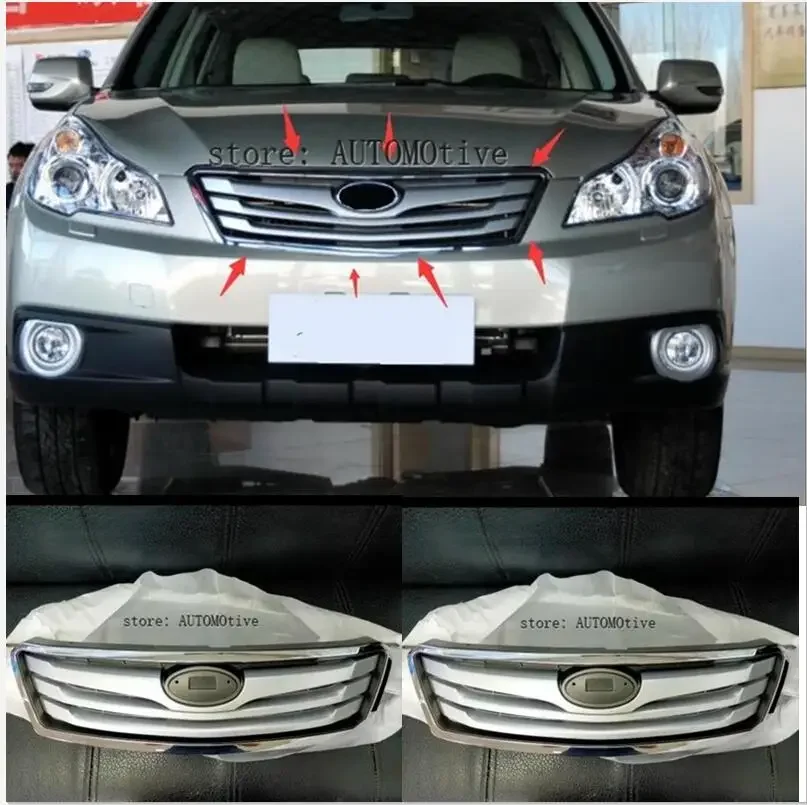 

For Subaru Outback 2010 2011 2012 ABS Chrome Honey Bumper Mesh Grille ,Front Car Grill Grills