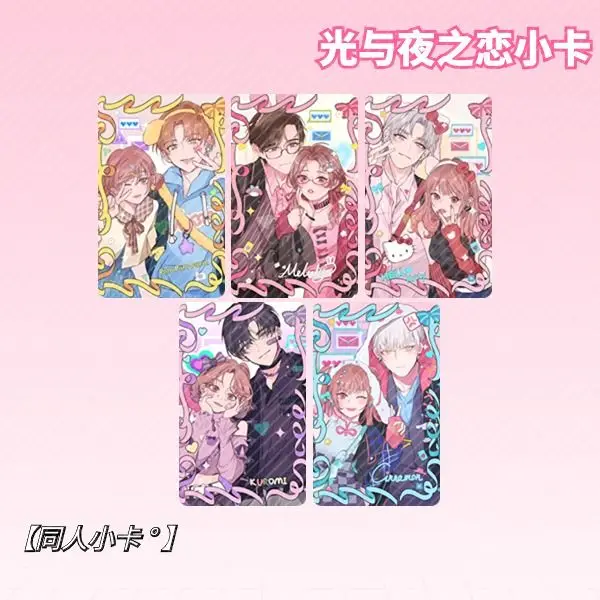 

5PCS Anime Light and Night Osborn Charlie Sariel Cosplay Cartoon Postcard Photo Card Ornament Collection Gift