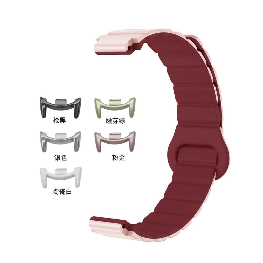 

Magnetic Loop Band for Xiaomi Mi Smart Band 8 9/10 Ceramic Edition Strap Bracelet Waterproof Silicone Quick Release Sport Strap