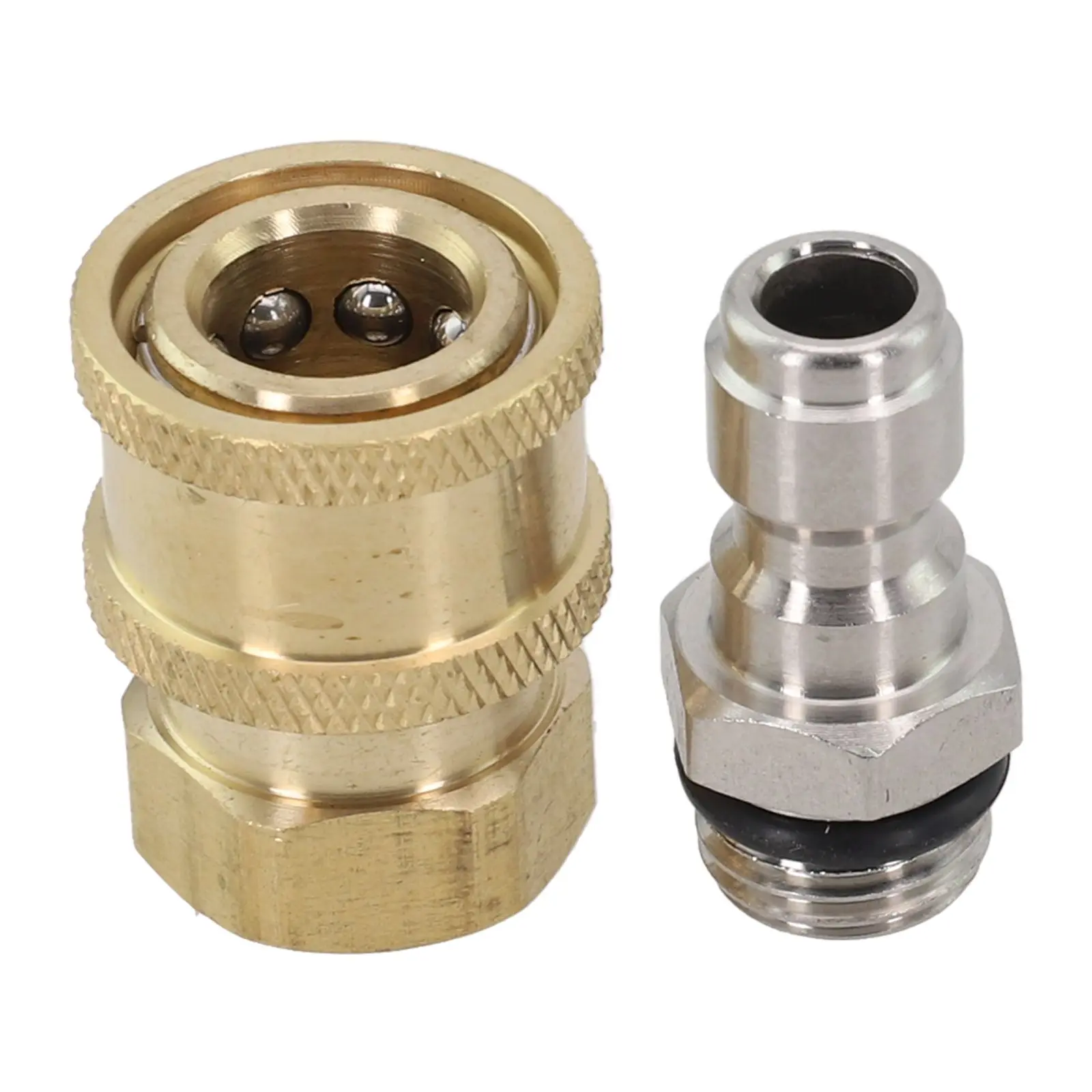 1 st Hogedrukreiniger Nozzle 1/4 \\\ "Snelkoppeling Koppeling Met G1/4 Mannelijke Binnendraad Fitting adapter Snelkoppeling