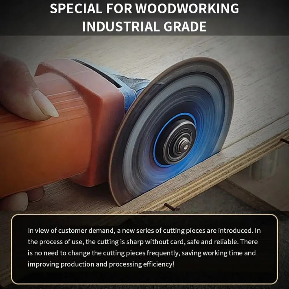 

New 110mm Wood Cutting Disc Ultra-thin Blue Saw Blade Circular Grinding Cutting Blade Wood PVC Steel Rubber