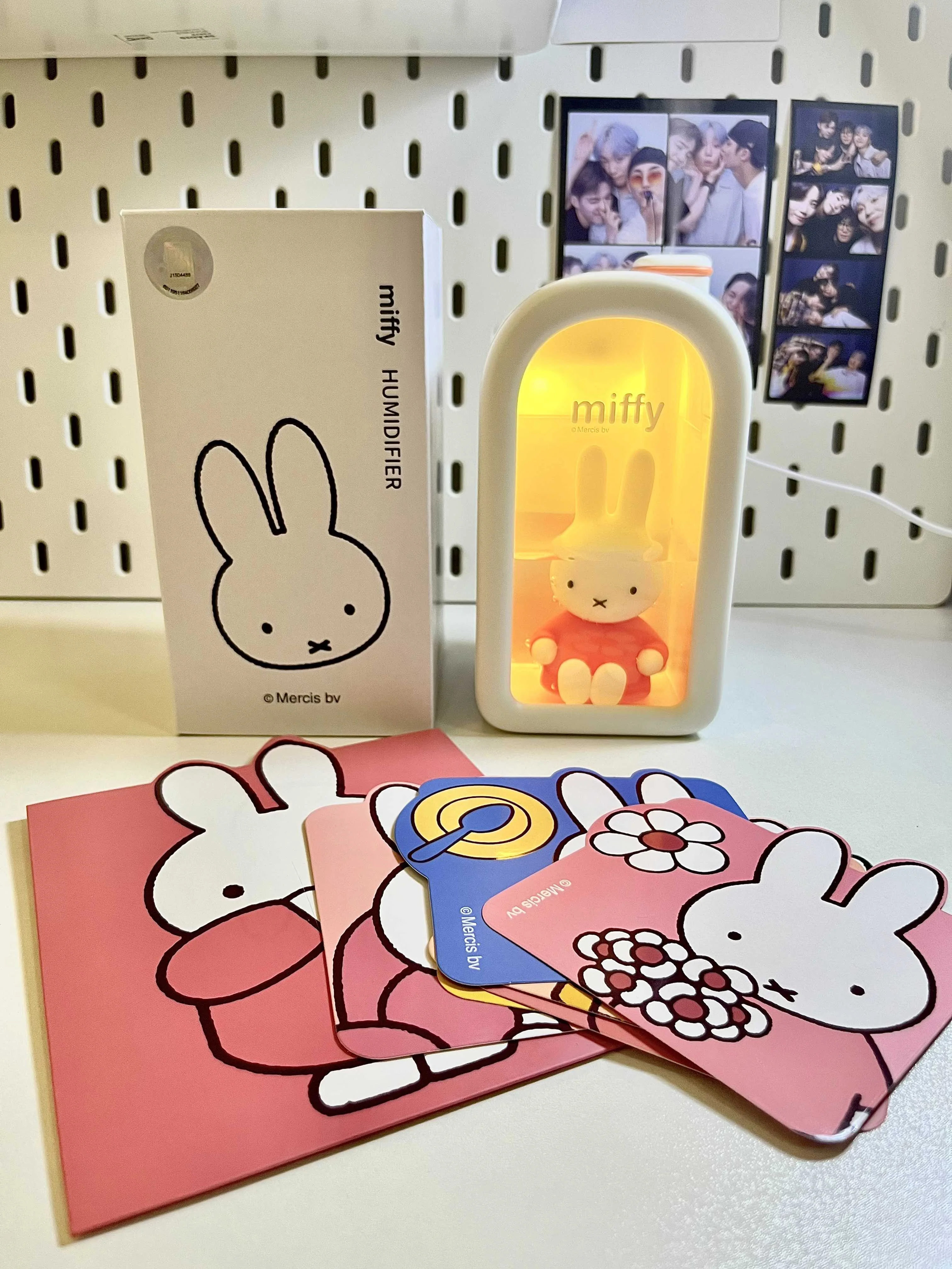 Miffy X MIPOW 380ML, humidificateur d'air à brume fraîche mignon avec veilleuse USB, humidificateur d'air Portable pour chambre à coucher, cadeaux pour la maison