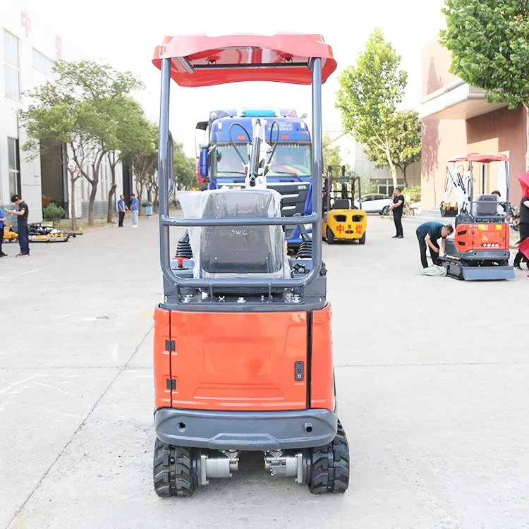 1.3t CE EPA Approved Factory Sale Miniexcavadora 1 Ton Hydraulic Rubber Crawler Tracked Backhoe Bucket Mini Digger Excavators