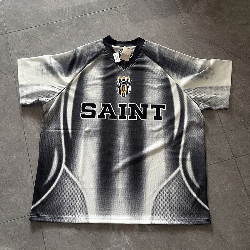 Saint Baseball Jerseys T-shirt Short Sleeve Printed 88 Summer Men's Women's Street Trend Mesh Breathable Top Tee Shirts