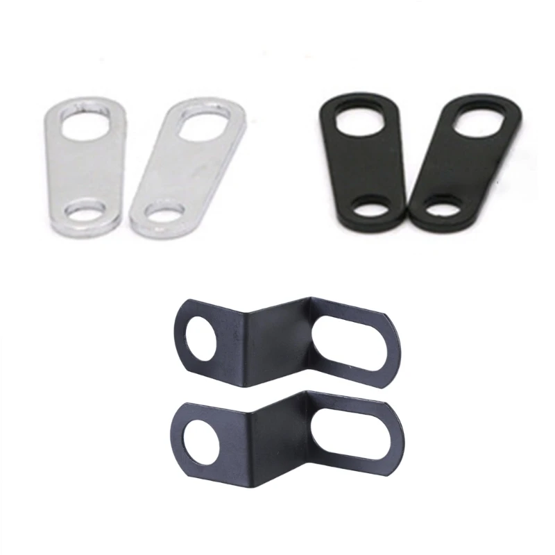 2Pcs Universal Motorcycle Turn Light Lamp Holder Shock Brackets High Quality Iron Fork Ear Clamps