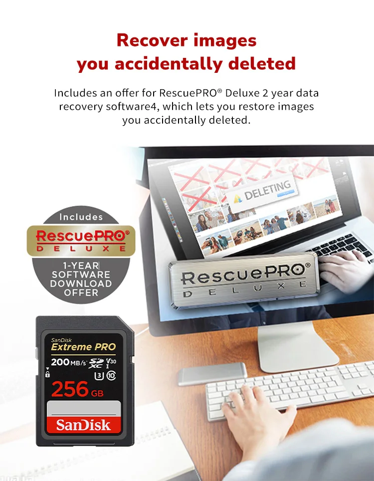 100 % Original Sandisk SD-Karte Extreme Pro Speicherkarte 32 GB 64 GB 128 GB 256 GB V30 High Speed Class 10 U3 SD-Karte für Kamera – Detail 5