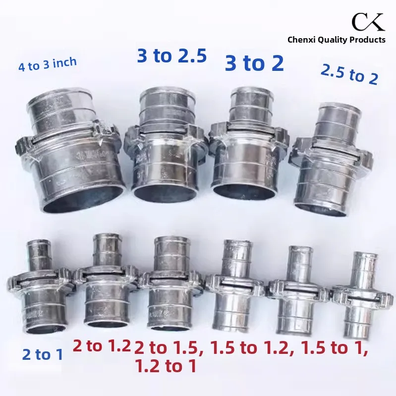 Firefighting Water Hose Quick Change Diameter Connector 4 Inches to 3 Inches to 2 Inches to  Inch Pipe Size Head Conversion ...