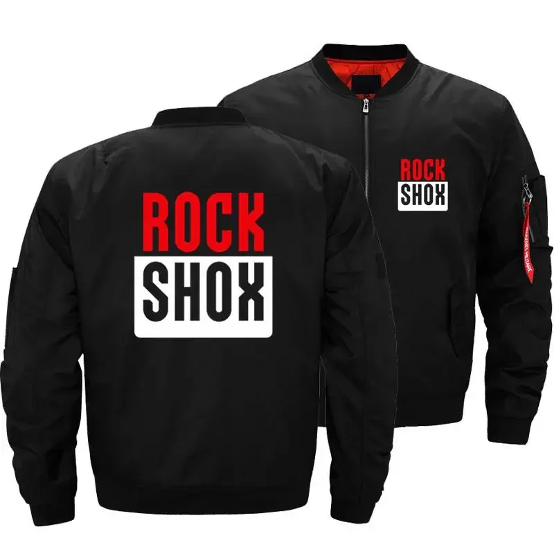 Rock shox Bomber Jacket Men Biker Jacket Bicycle Motorcycle Bomber Men Streetwear New Autumn Fashion Coat