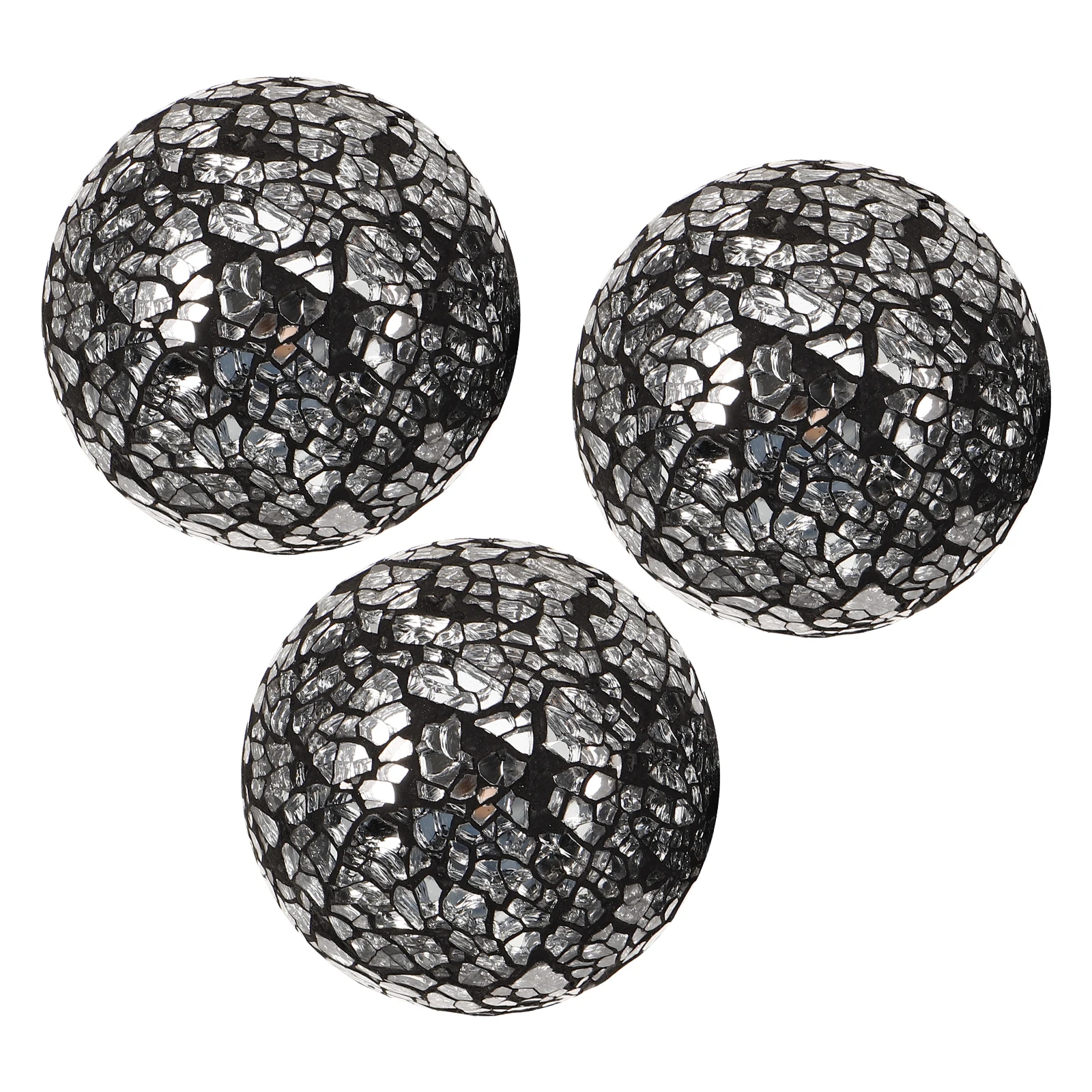 

3 Pcs Decorative Glass Balls Wedding Decorations Ornaments Dining Room Vase Party Table Centerpiece