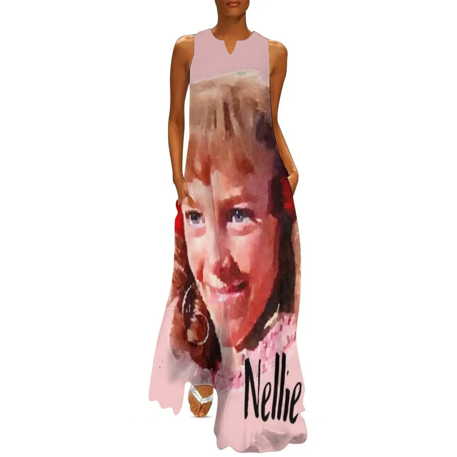 

Nellie Oleson Little House on the Prairie Long Dress ladies dresses for special occasions evening dress women Female dress
