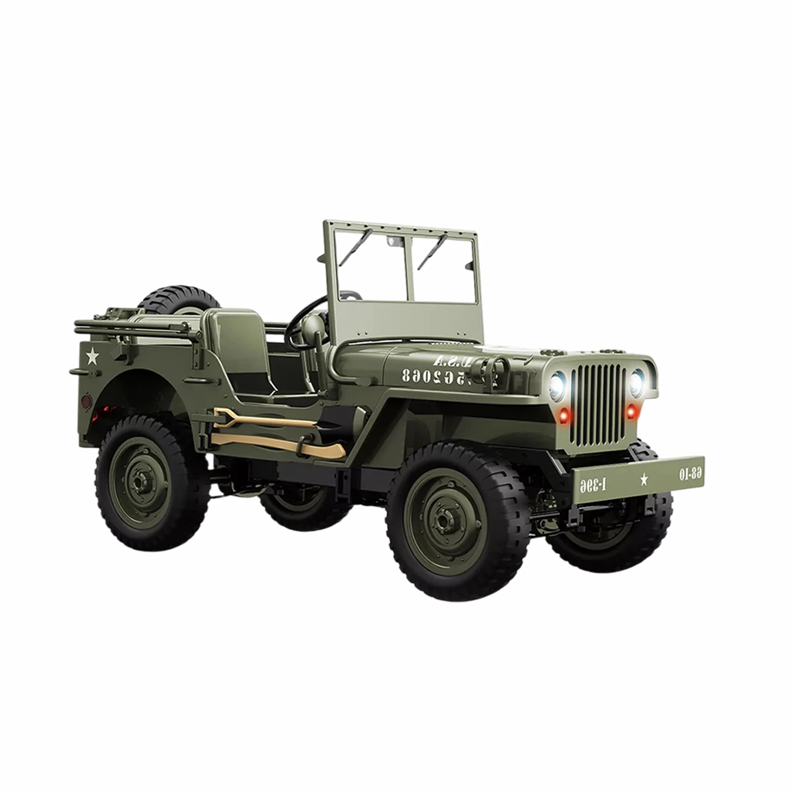 1/10 C8815 RC Jeep 4WD Military Truck Off-Road RTR RC Car Climbing Vehicle