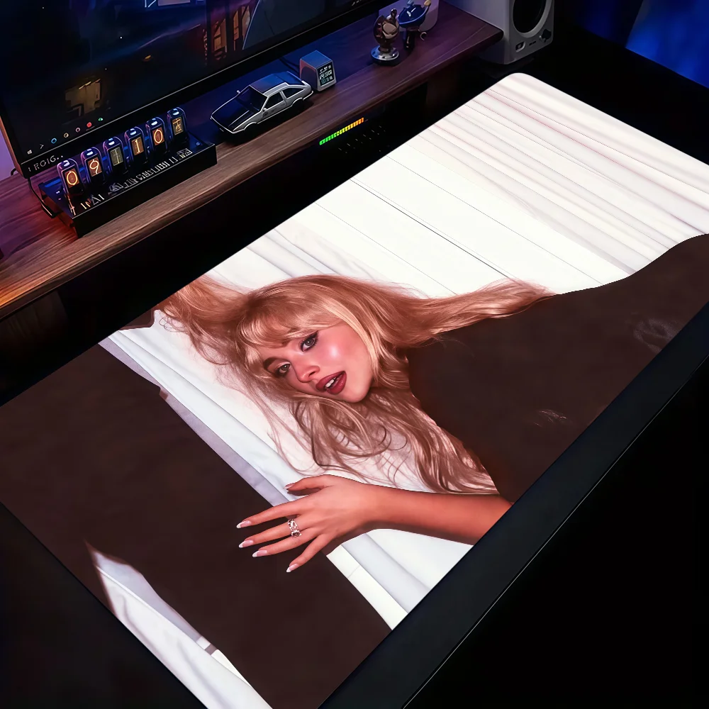 S-Sabrina Carpenter Man's Best Friend Mouse Pad Non-slip Thickened MousePad Large Writing Lockedge Office Student Gaming Cushion