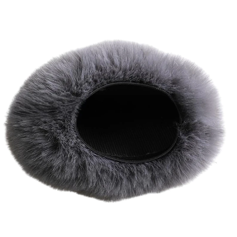 Podcasting Essential Furry Microphone Cover Condenser Microphone Windscreen  Noise Cancelling Protector for Studio Sound