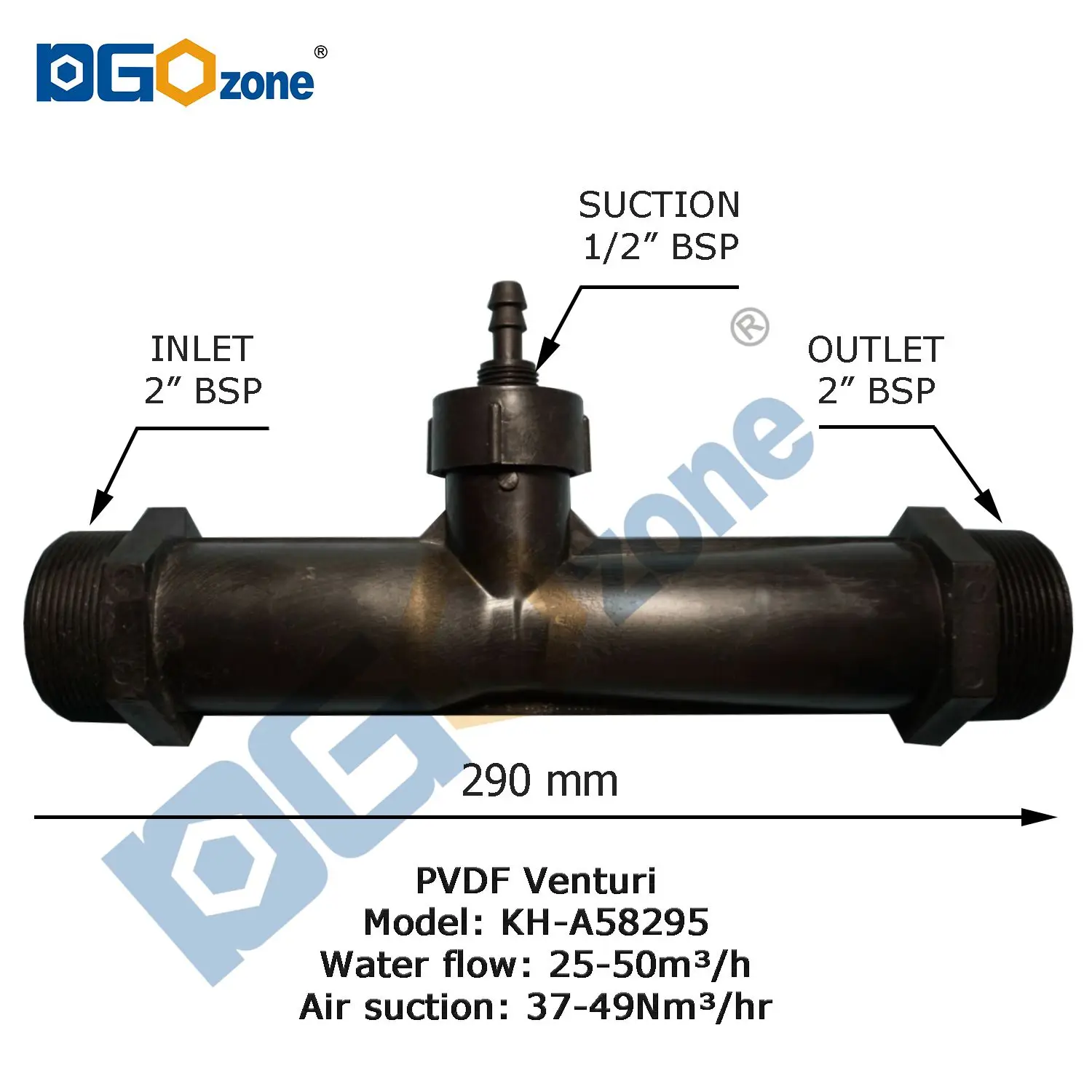 PVDF Venturi Injector 2