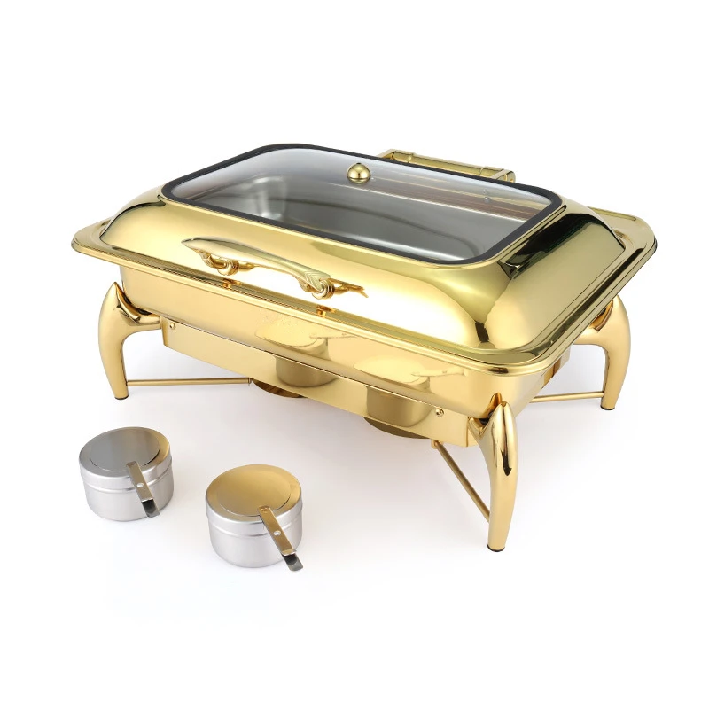 

Suitable for Golden Stainless Steel Thickened Buffet Furnace, Commercial Hotel Restaurant Heating and Holding Furnace,
