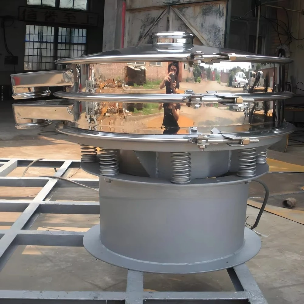 Flour Sieving Machine High-Capacity Ultrasonic Vibrating Screen for Fine Powder Screening - Anti-Clogging & Easy Clean