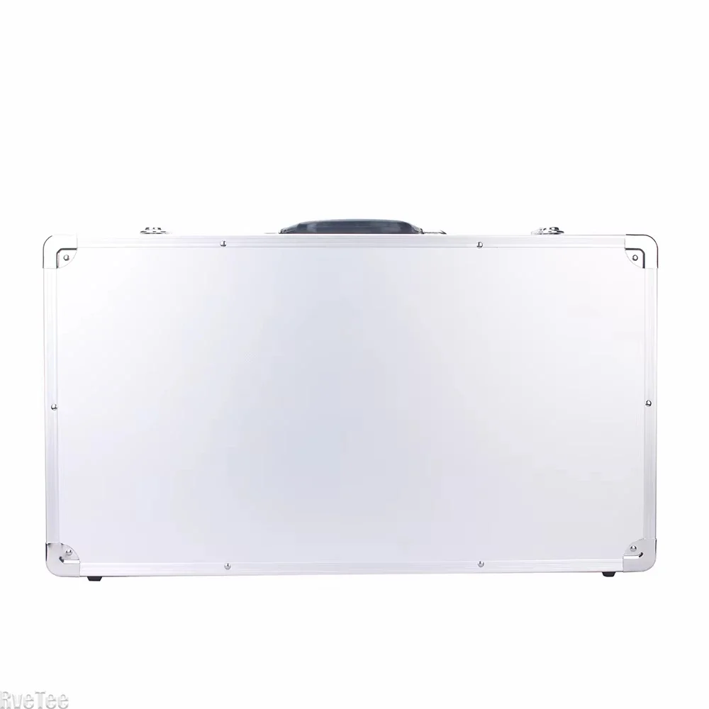 Tool Box Aluminum 58x32x8.5cm Equipment Box Portable Tool Box Mechanical Large Capacity Suitcase Hard  Rectangular