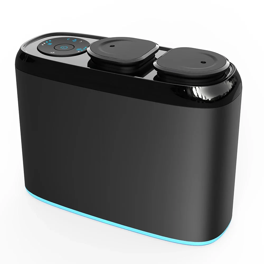 Home Dual Nozzle Elektrische Aroma Diffuser Elektrische Geurverfrisser Binnenluchtverfrisser Luchtbevochtiger Aromatherapie Apparaat Batterij 4000Ah