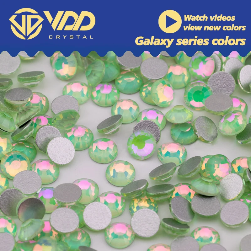 VDD SS4-SS50 Galaxy-Color High Quality Glass Rhinestones Crystal Flatback Stones For DIY Crafts Decorations Nail Art Accessories