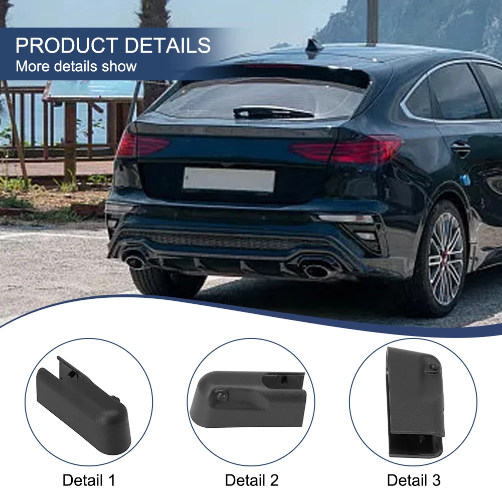 

For BMW Cap Wiper Arm Cover Garden Less Noise Low Friction Parts Rear 1 Pc 61627044627 ABS Plastic Accessories