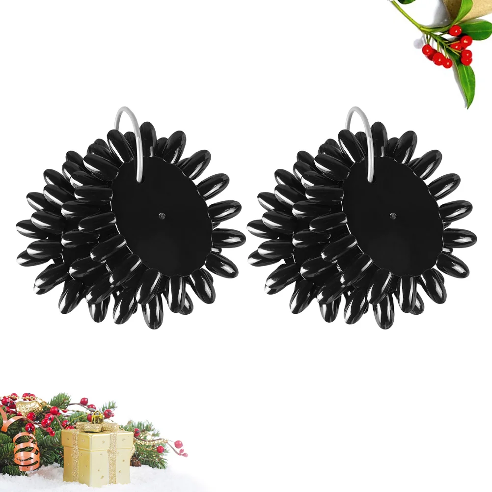 

2Set Color Show Card Elegant Sunflower Pattern Nail Display for Salon Shop Window Professional Multi Color Presentation Tool