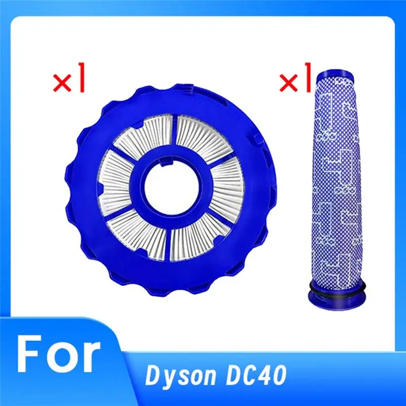 ABUL-2 Pcs Front And Rear Filter Accessories For Dyson DC40 Handheld Vacuum Cleaner