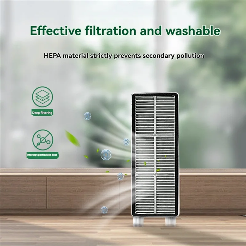 【Berserk】Эфективный набор аксессуаров для очистки Dreame Mova G30/G30 Pro/G30 Ultra с основной щеткой, боковой щеткой и фильтром HEPA