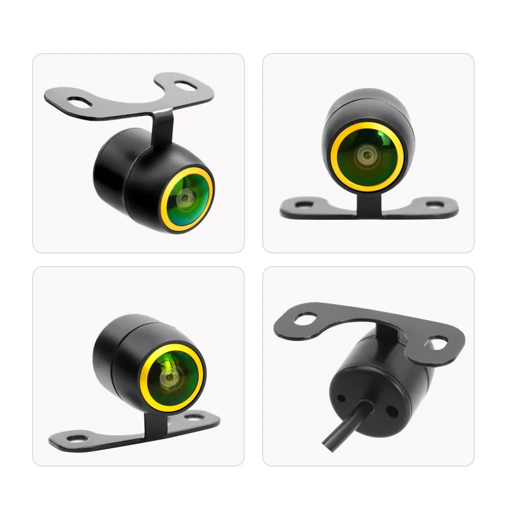 SMARTOUR Sterrenlicht Nachtzicht Gouden Fisheye Waterdichte parkeerhulp Voertuig Voor Achteruitrijcamera Reverse Backup Camera