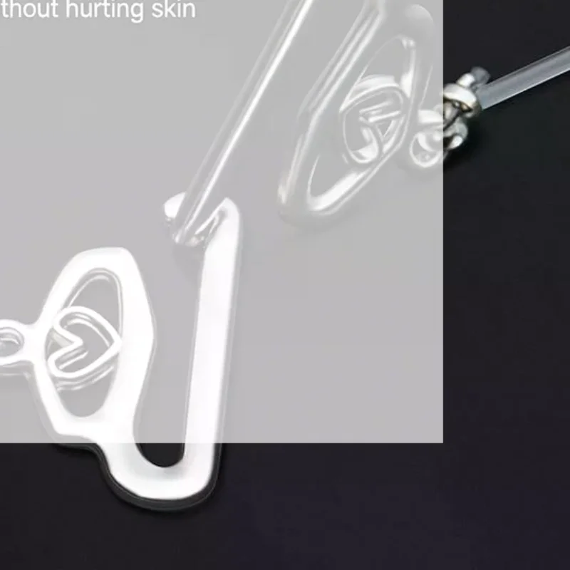 1Pair Summer Clear Bra Straps Silicone Bra Accessories Bra Shoulder Strap Women Adjustable Hook Invisible Stra