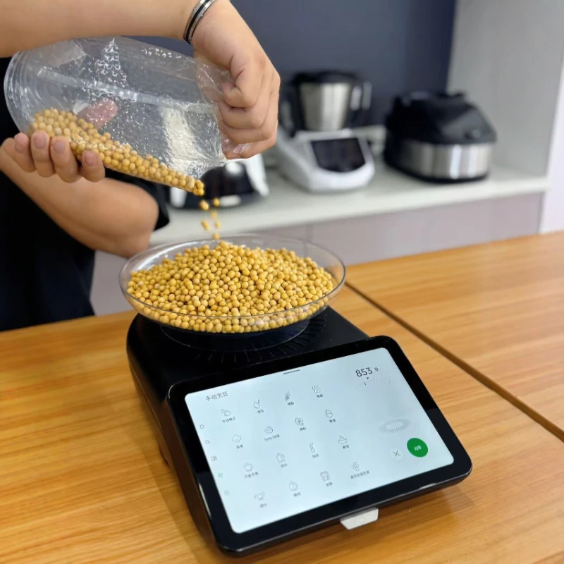 Cooking machine platform scale protective cover dustproof, weighing tray bowl shape