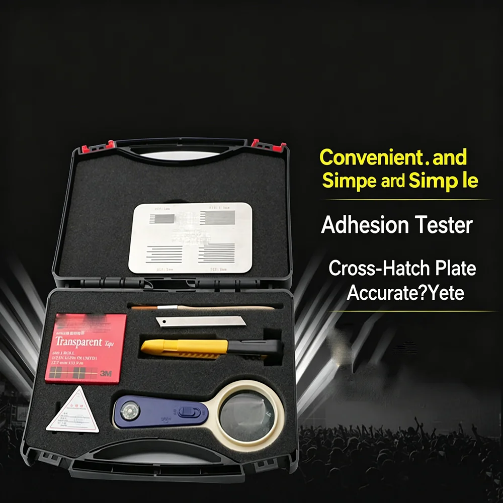 4 in1 cross-hatch plate Hundred grid Adhesion tester Cross Cutting Rule