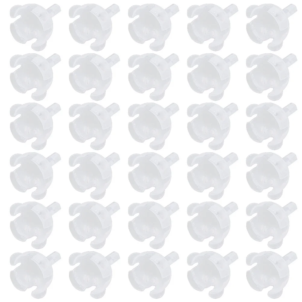 

50 Pcs Candy Chocolate Torus Baby Ice Cream Containers Bouquet Support Plastic Round Base