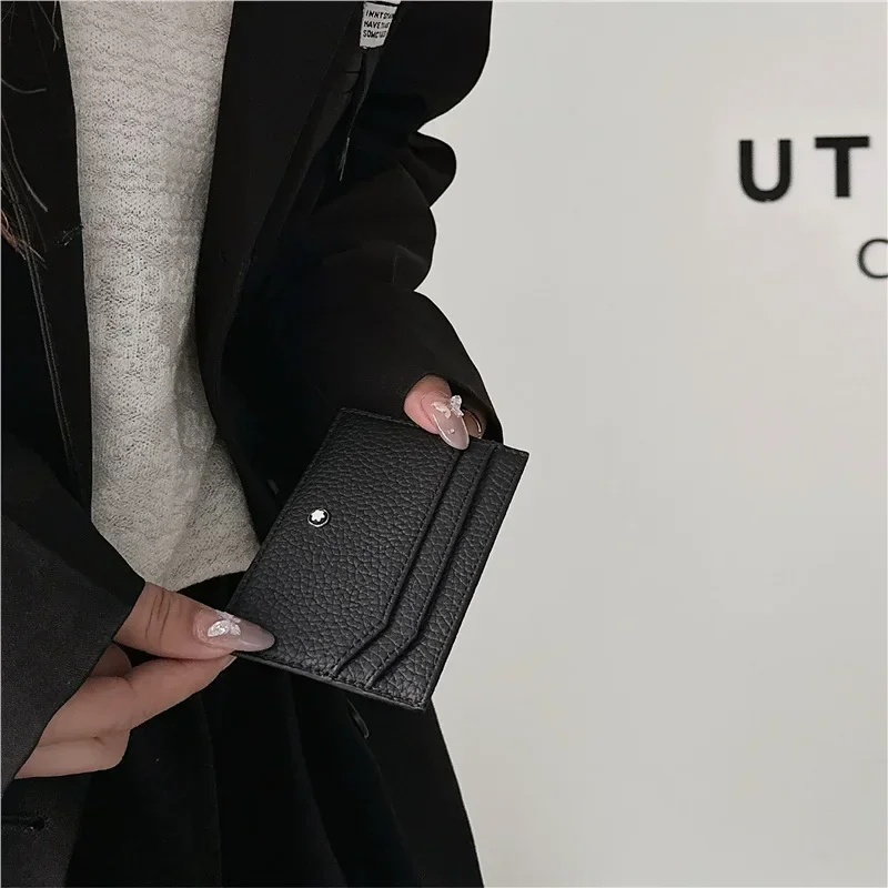 الراقية الأعمال SLE بطاقة الرجال 100% جلد طبيعي سليم حاملي بطاقات الائتمان حافظة بطاقات الهوية محفظة رجالية حامل بطاقة محفظة صغيرة #5