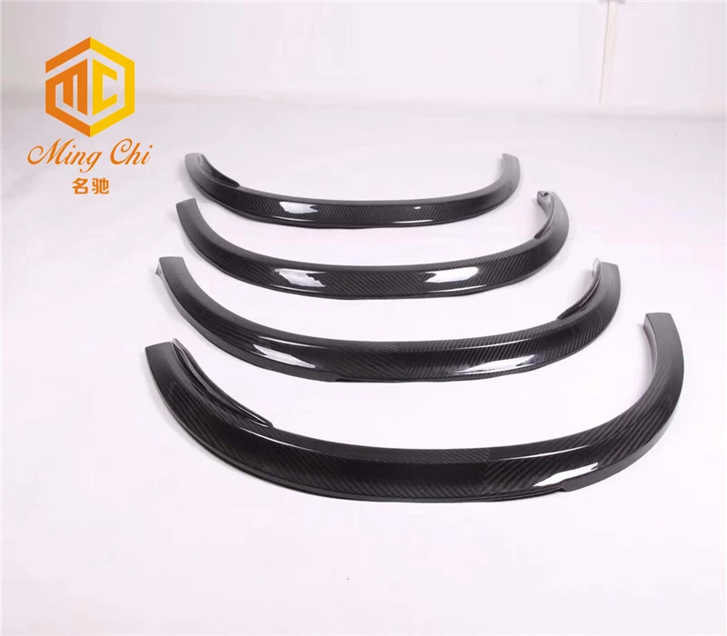 Carbon fiber rim fender cover side carbon fiber wheel cover w253glc coupe glc260 glc300 glc43 glc63 amg16-19